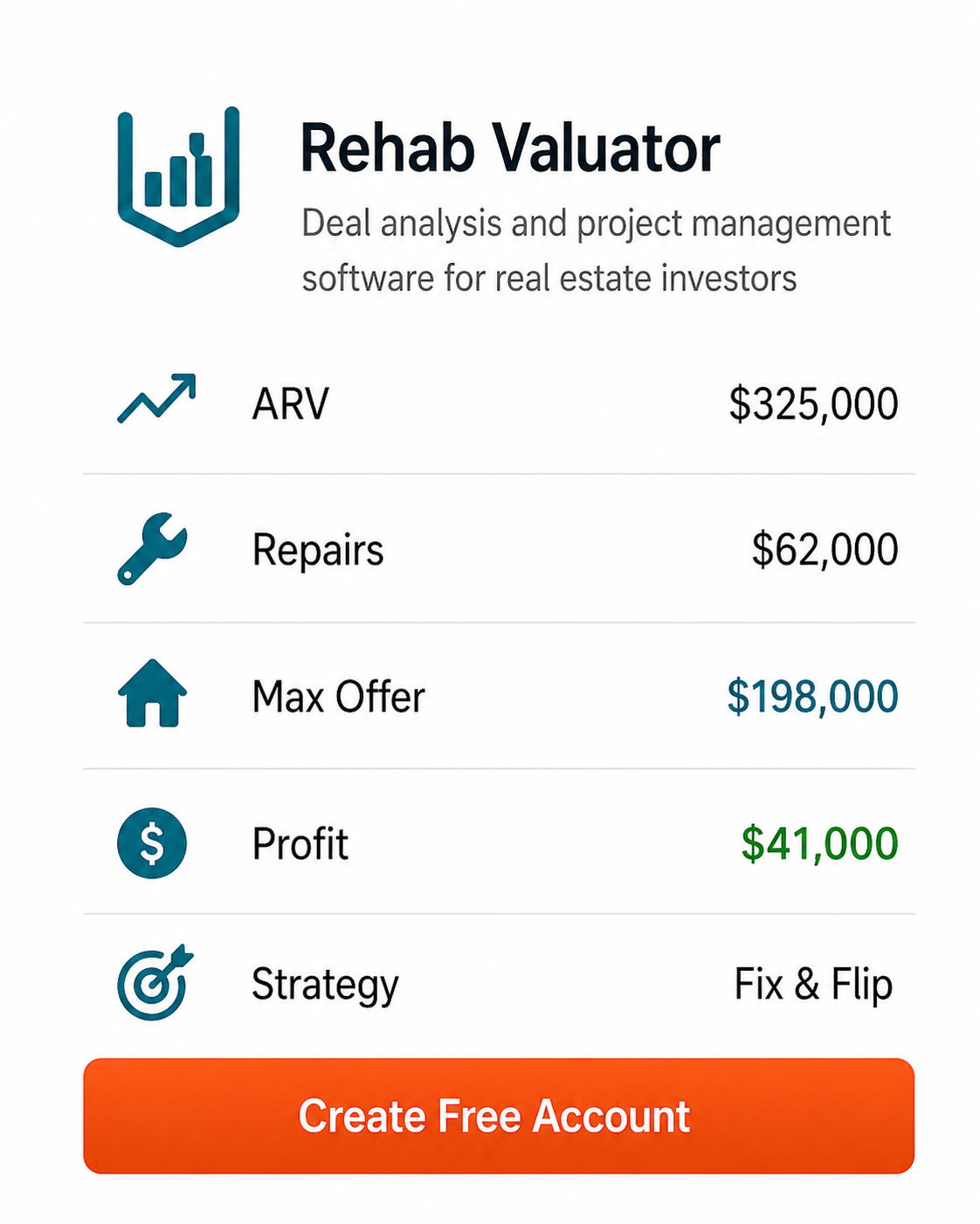 Rehab Valuator image no box