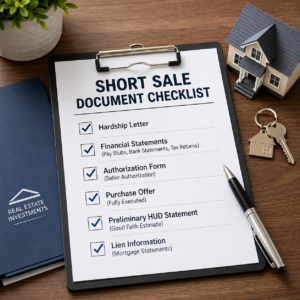 short sale document checklist download