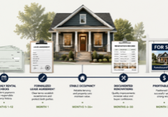 Property ownership timeline showing rental, renovation, and sale activity relevant to a 1031 exchange holding period.